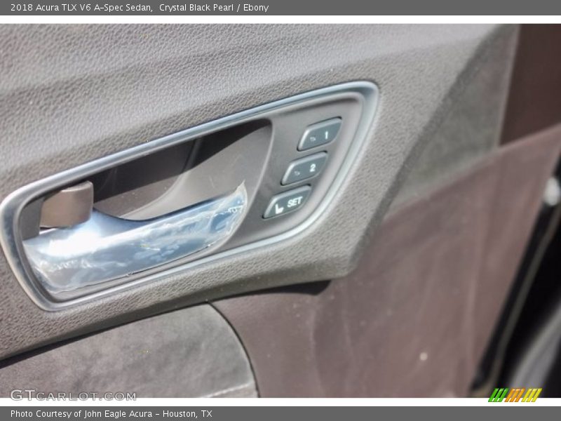 Crystal Black Pearl / Ebony 2018 Acura TLX V6 A-Spec Sedan
