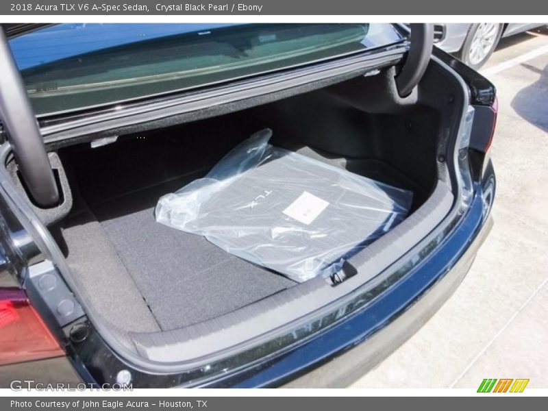 Crystal Black Pearl / Ebony 2018 Acura TLX V6 A-Spec Sedan