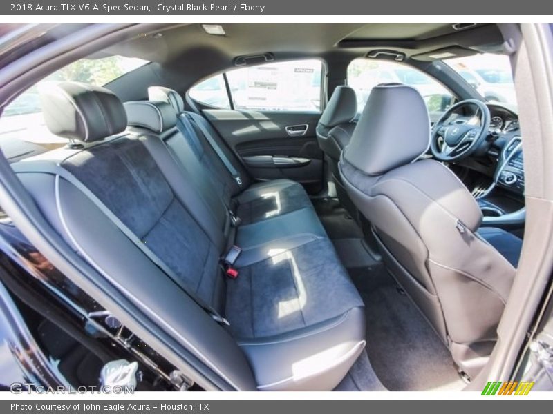 Crystal Black Pearl / Ebony 2018 Acura TLX V6 A-Spec Sedan