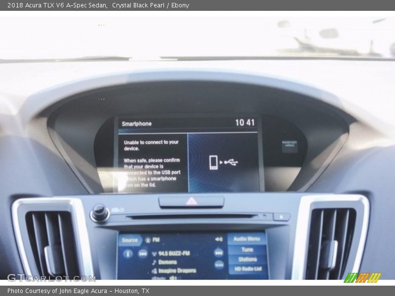 Crystal Black Pearl / Ebony 2018 Acura TLX V6 A-Spec Sedan