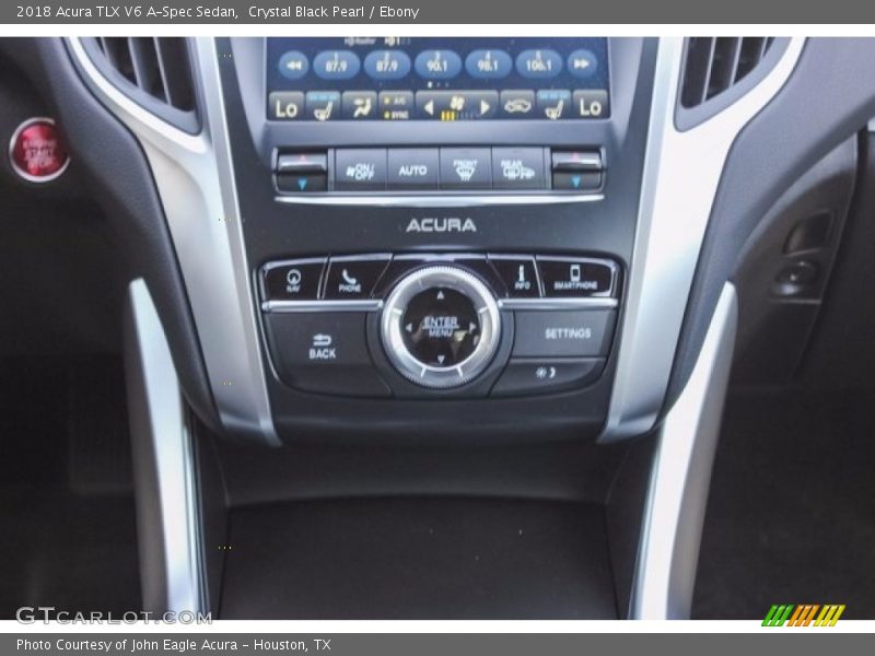 Crystal Black Pearl / Ebony 2018 Acura TLX V6 A-Spec Sedan