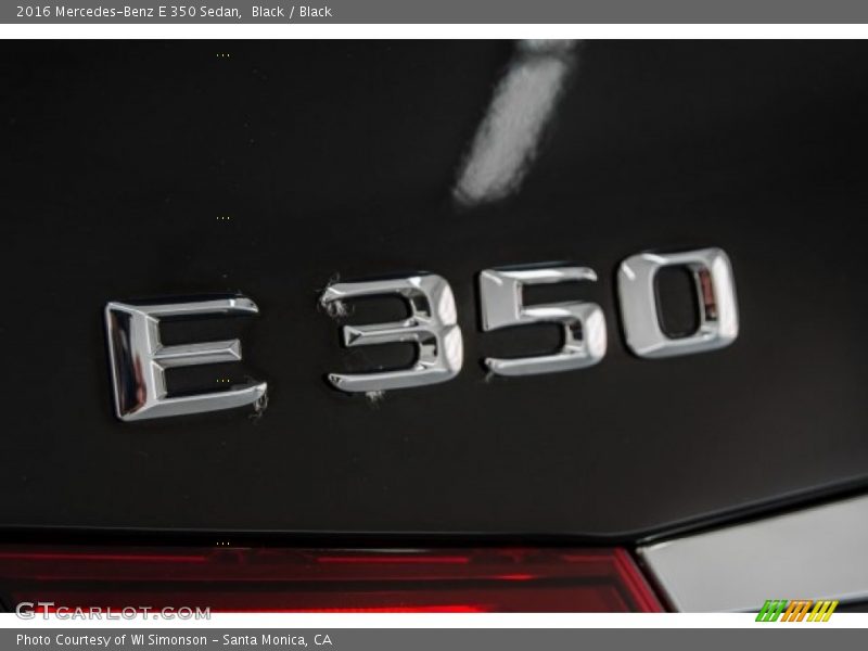 Black / Black 2016 Mercedes-Benz E 350 Sedan