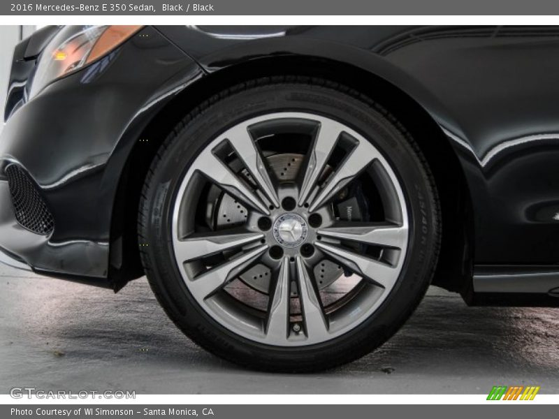 Black / Black 2016 Mercedes-Benz E 350 Sedan