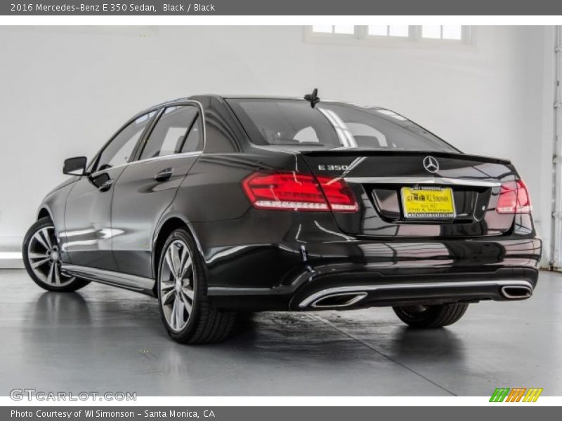 Black / Black 2016 Mercedes-Benz E 350 Sedan