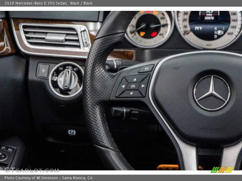 Black / Black 2016 Mercedes-Benz E 350 Sedan