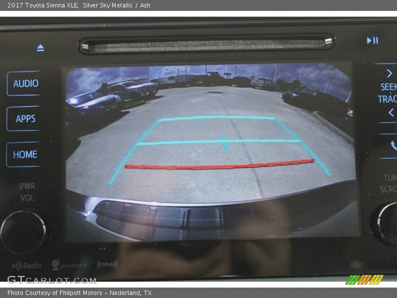 Silver Sky Metallic / Ash 2017 Toyota Sienna XLE