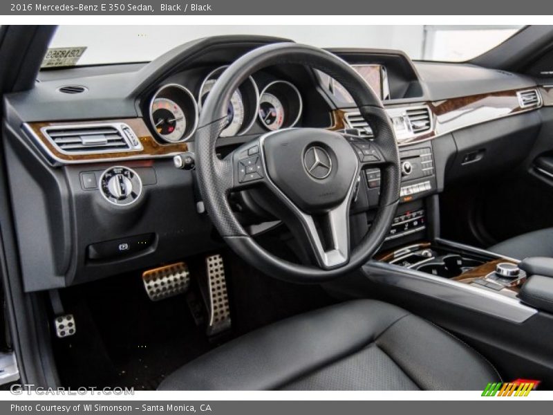 Black / Black 2016 Mercedes-Benz E 350 Sedan