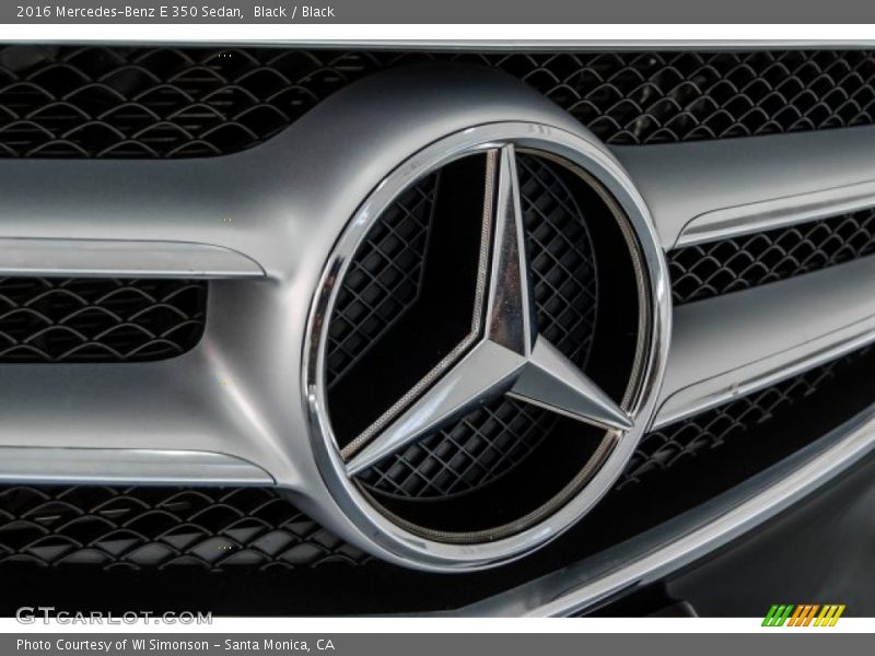 Black / Black 2016 Mercedes-Benz E 350 Sedan