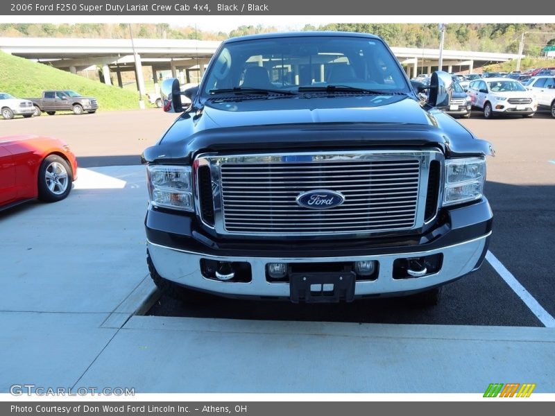Black / Black 2006 Ford F250 Super Duty Lariat Crew Cab 4x4