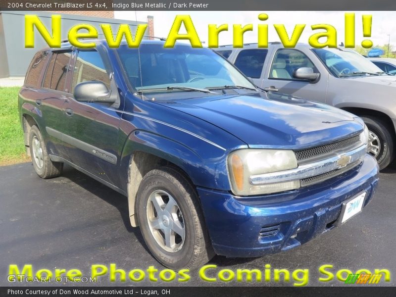 Indigo Blue Metallic / Dark Pewter 2004 Chevrolet TrailBlazer LS 4x4