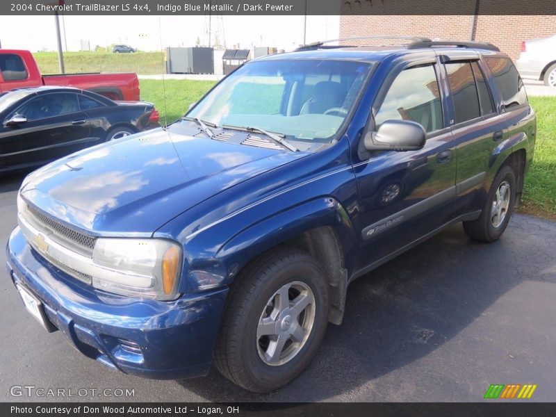 Indigo Blue Metallic / Dark Pewter 2004 Chevrolet TrailBlazer LS 4x4