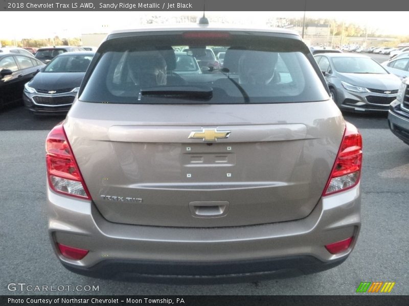 Sandy Ridge Metallic / Jet Black 2018 Chevrolet Trax LS AWD
