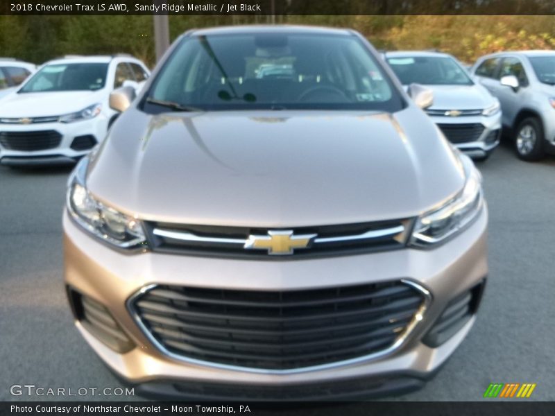 Sandy Ridge Metallic / Jet Black 2018 Chevrolet Trax LS AWD