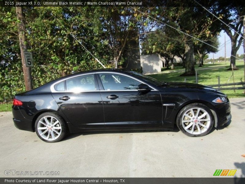 Ultimate Black Metallic / Warm Charcoal/Warm Charcoal 2015 Jaguar XF 3.0