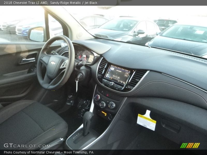 Sandy Ridge Metallic / Jet Black 2018 Chevrolet Trax LS AWD