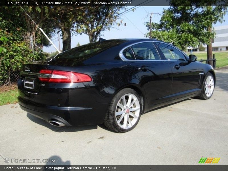 Ultimate Black Metallic / Warm Charcoal/Warm Charcoal 2015 Jaguar XF 3.0