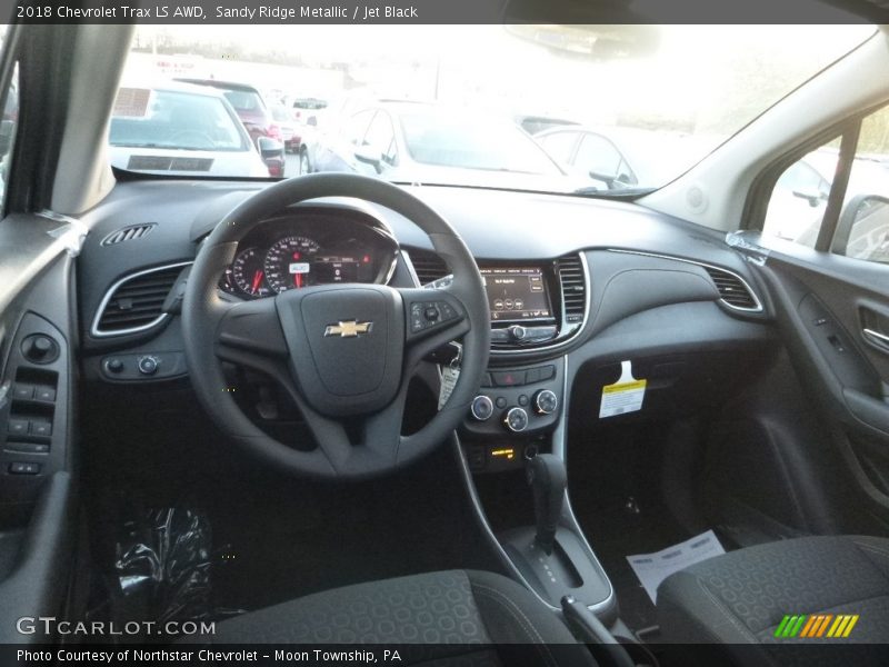 Sandy Ridge Metallic / Jet Black 2018 Chevrolet Trax LS AWD