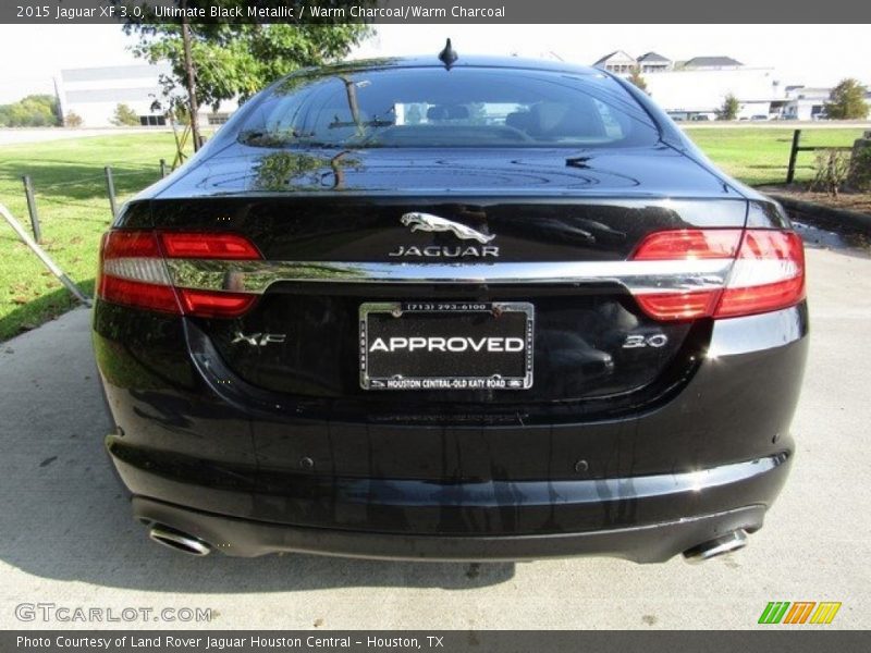Ultimate Black Metallic / Warm Charcoal/Warm Charcoal 2015 Jaguar XF 3.0