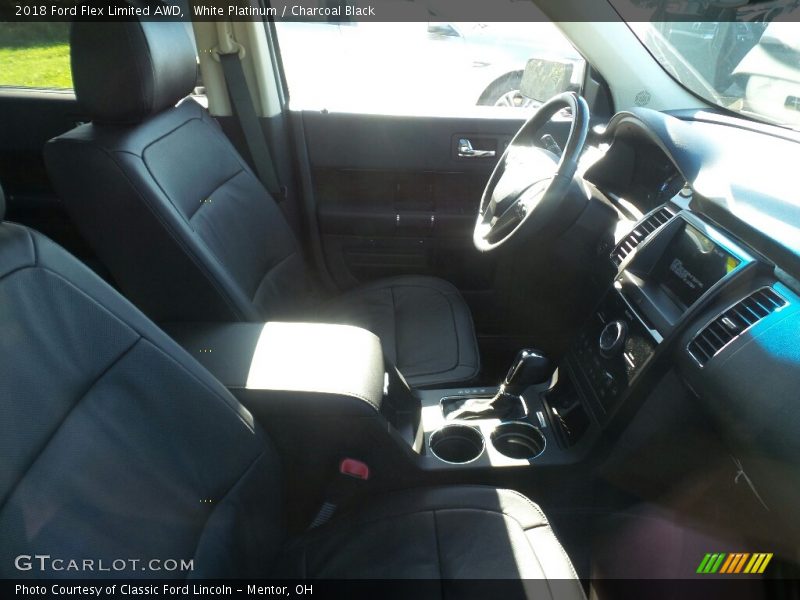 White Platinum / Charcoal Black 2018 Ford Flex Limited AWD