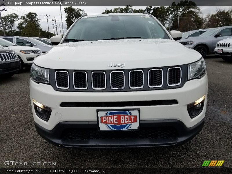 White / Black 2018 Jeep Compass Latitude 4x4