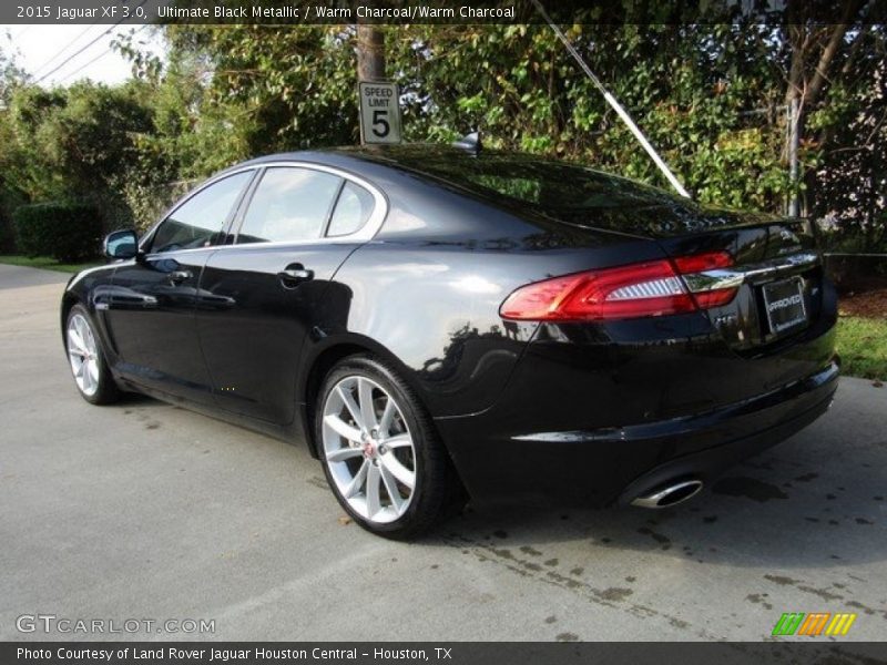 Ultimate Black Metallic / Warm Charcoal/Warm Charcoal 2015 Jaguar XF 3.0