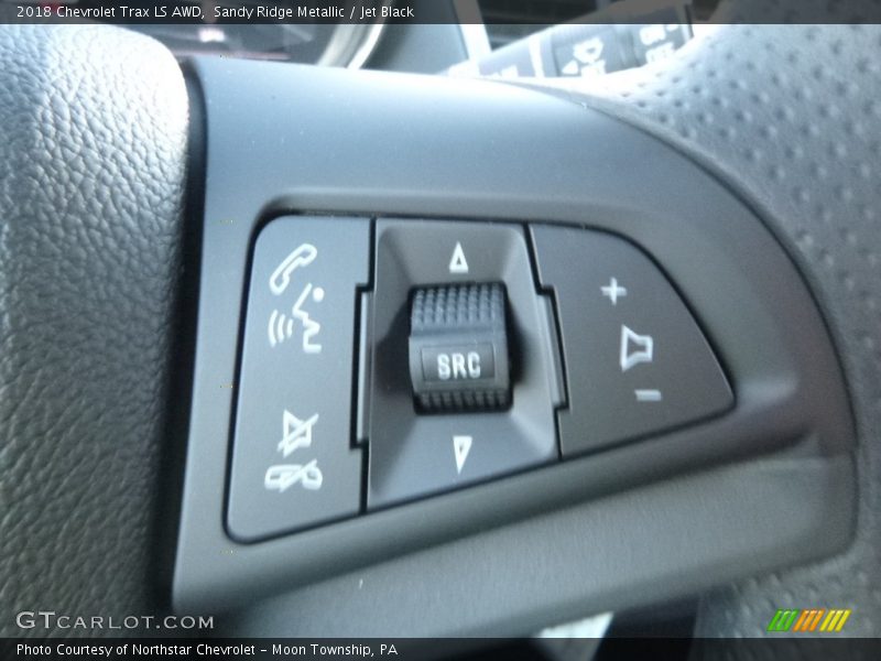 Sandy Ridge Metallic / Jet Black 2018 Chevrolet Trax LS AWD