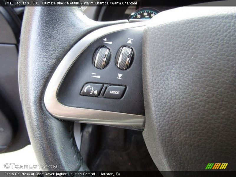 Ultimate Black Metallic / Warm Charcoal/Warm Charcoal 2015 Jaguar XF 3.0