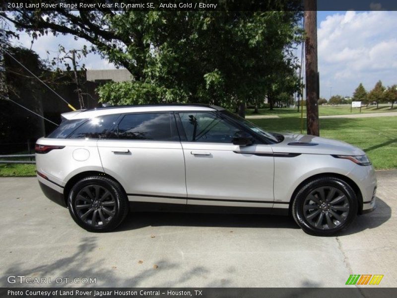 Aruba Gold / Ebony 2018 Land Rover Range Rover Velar R Dynamic SE