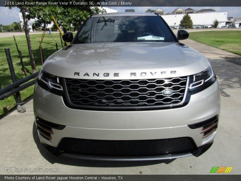 Aruba Gold / Ebony 2018 Land Rover Range Rover Velar R Dynamic SE