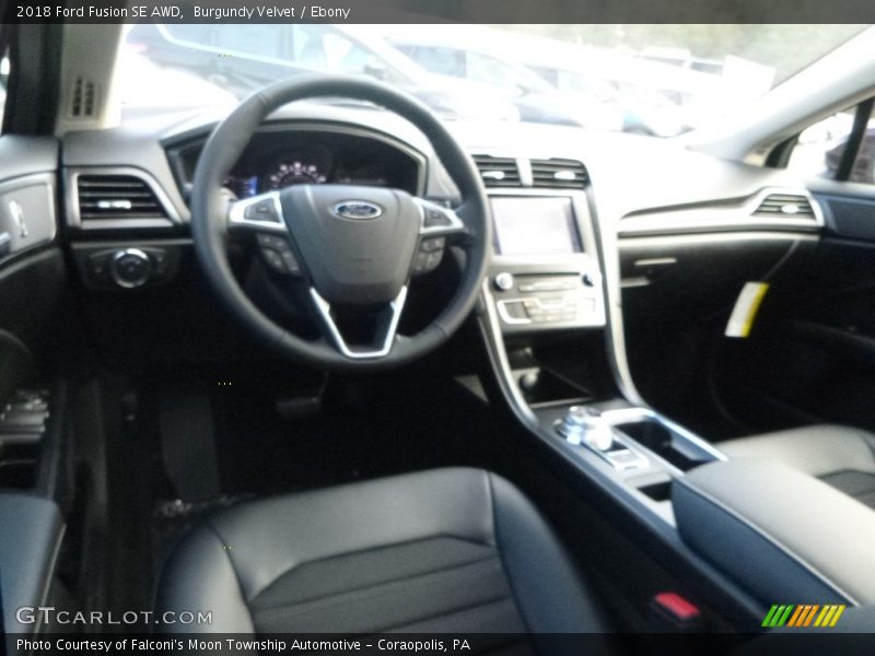 Burgundy Velvet / Ebony 2018 Ford Fusion SE AWD