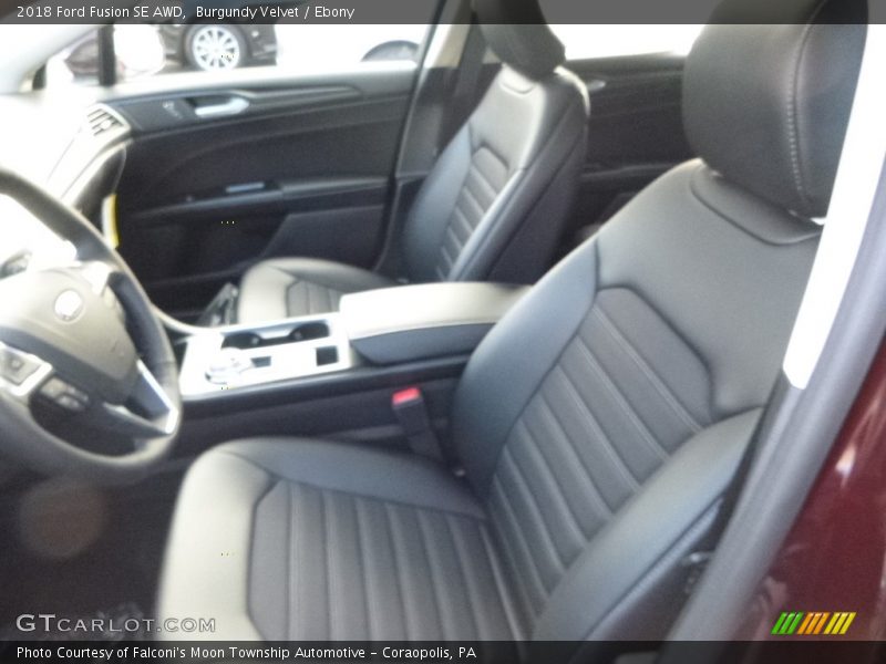Burgundy Velvet / Ebony 2018 Ford Fusion SE AWD