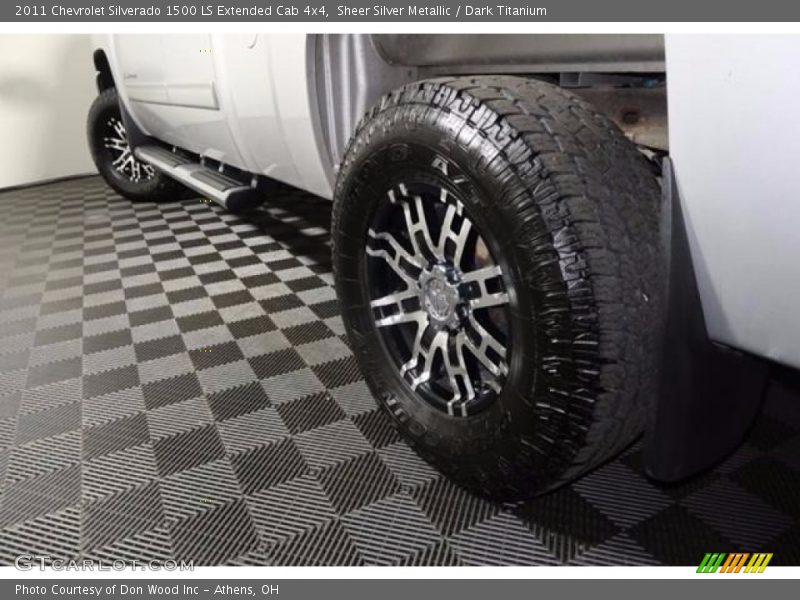 Sheer Silver Metallic / Dark Titanium 2011 Chevrolet Silverado 1500 LS Extended Cab 4x4