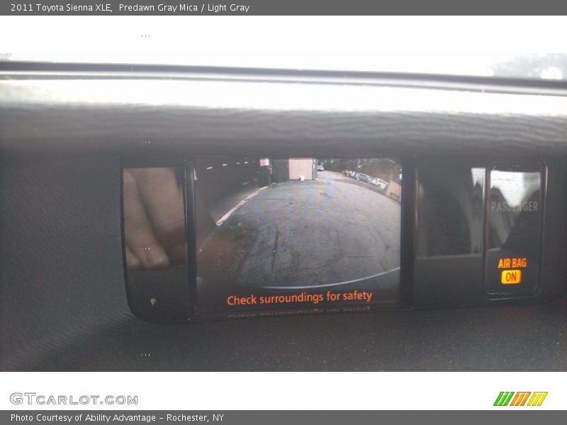 Predawn Gray Mica / Light Gray 2011 Toyota Sienna XLE