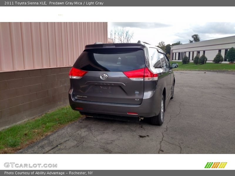 Predawn Gray Mica / Light Gray 2011 Toyota Sienna XLE
