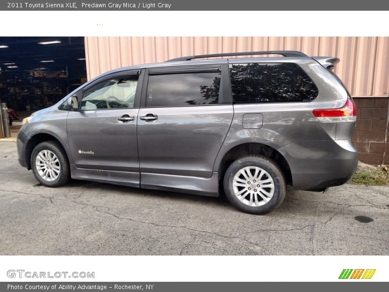 Predawn Gray Mica / Light Gray 2011 Toyota Sienna XLE