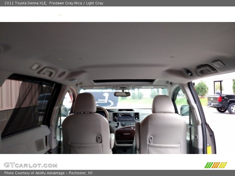 Predawn Gray Mica / Light Gray 2011 Toyota Sienna XLE