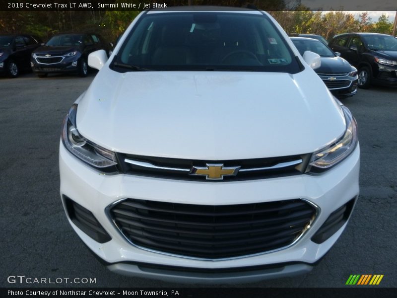 Summit White / Jet Black 2018 Chevrolet Trax LT AWD