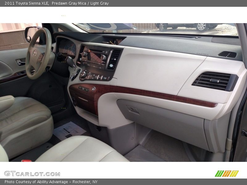 Predawn Gray Mica / Light Gray 2011 Toyota Sienna XLE