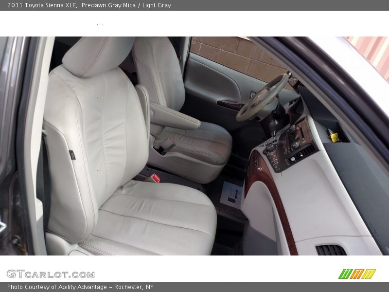 Predawn Gray Mica / Light Gray 2011 Toyota Sienna XLE