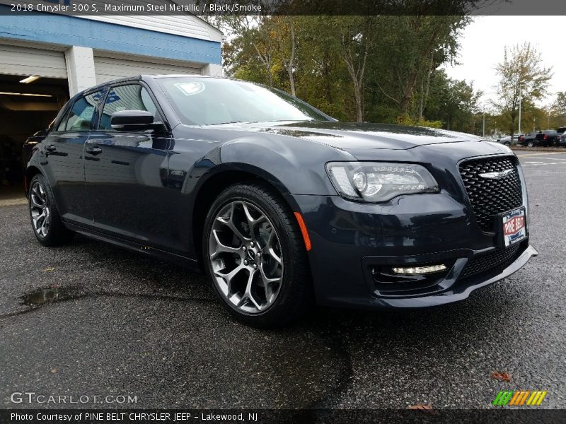 Maximum Steel Metallic / Black/Smoke 2018 Chrysler 300 S