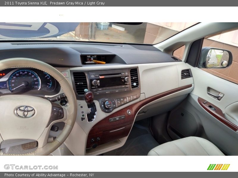 Predawn Gray Mica / Light Gray 2011 Toyota Sienna XLE