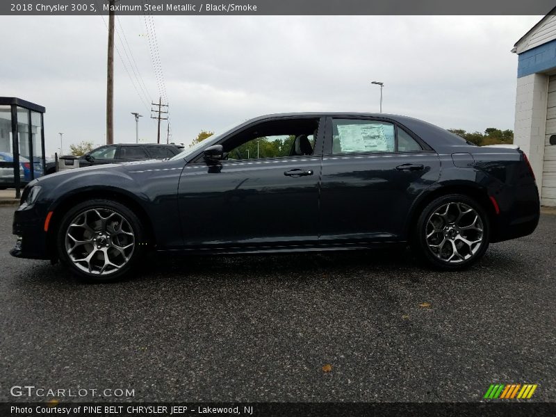 Maximum Steel Metallic / Black/Smoke 2018 Chrysler 300 S