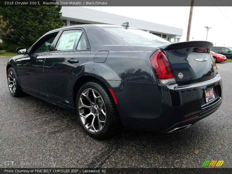 Maximum Steel Metallic / Black/Smoke 2018 Chrysler 300 S