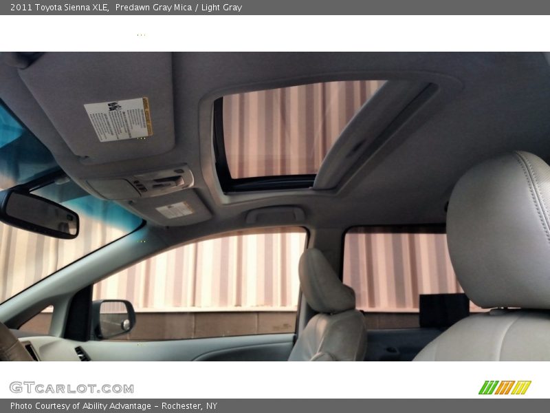 Predawn Gray Mica / Light Gray 2011 Toyota Sienna XLE