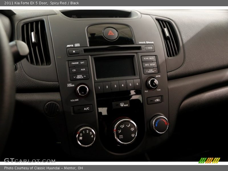 Spicy Red / Black 2011 Kia Forte EX 5 Door