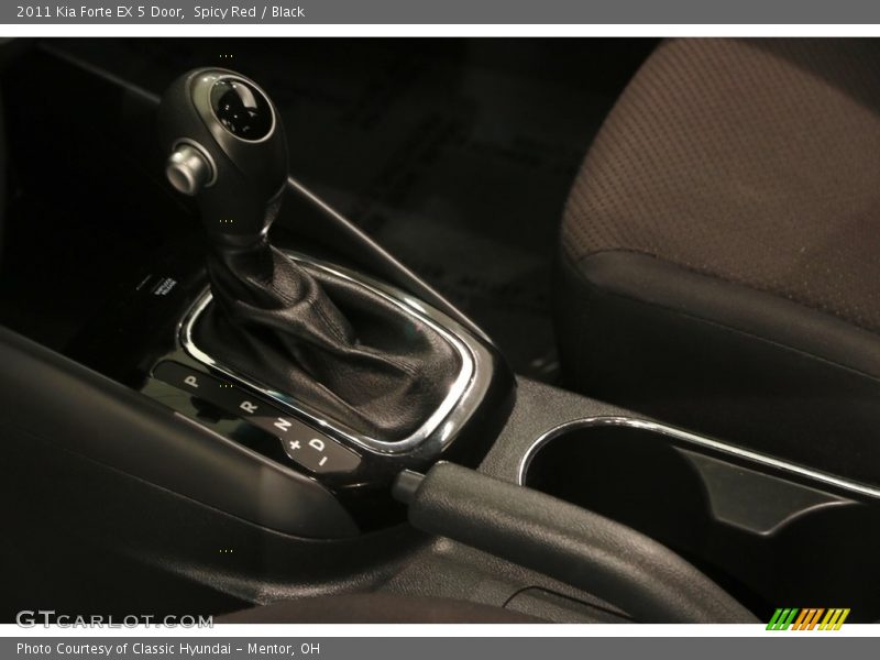 Spicy Red / Black 2011 Kia Forte EX 5 Door