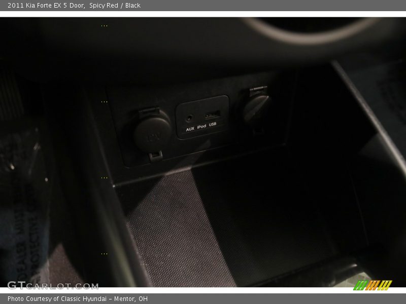 Spicy Red / Black 2011 Kia Forte EX 5 Door