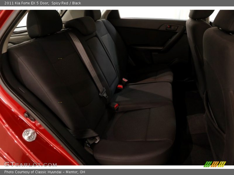 Spicy Red / Black 2011 Kia Forte EX 5 Door