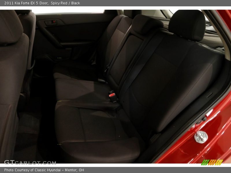 Spicy Red / Black 2011 Kia Forte EX 5 Door
