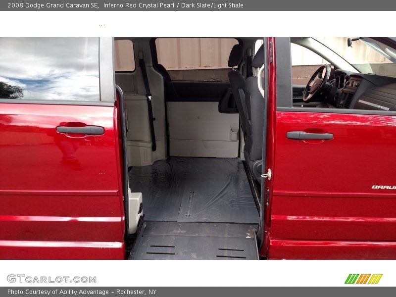 Inferno Red Crystal Pearl / Dark Slate/Light Shale 2008 Dodge Grand Caravan SE